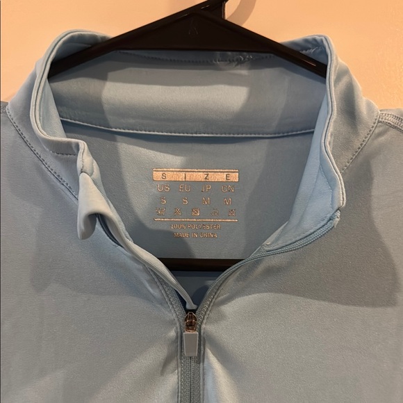 Light Blue Quarter-Zip Pullover - Picture 2 of 4